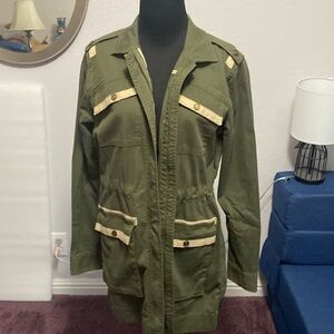 New cabi lightweight trench coat size s